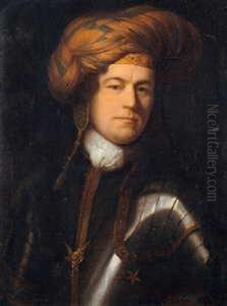 Bildnis Eines Herrn Mit Rotem
Turban.
Signiert Und Datiert Unten Rechts: G. Schalcken - view 1