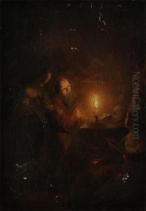 The Temptation Of Saint Anthony by Petrus van Schendel