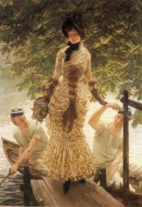 On The Thames by James Jacques Joseph Tissot