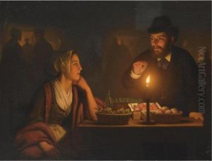 A Market Scene By Candle Light A Market Scene By Candle Light
