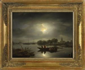 Atmospharisch Gestimmtes, In
Feiner Lasurmalerei Ausgefuhrtes Werk Des Kunstlers. Van Schendel,
1822-28 An Der Antwerpener Akademie Schuler Von Mathieu Ignace Van Bree,
War In Amsterdam, Rotterdam Und Den Haag Tatig, Bevor Er Sich 1845 In
Brussel by Petrus van Schendel