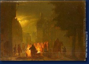 Marche Hollandais (effet De Lumiere) by Petrus van Schendel