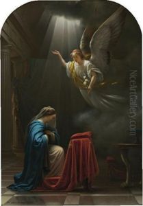 The Annunciation by Petrus van Schendel