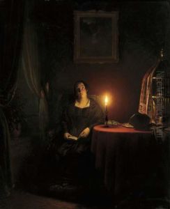 Divine Inspiration by Petrus van Schendel