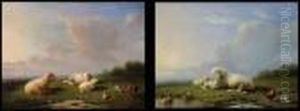 Fran ois - - Landschappen Met Schapen En Pluimvee