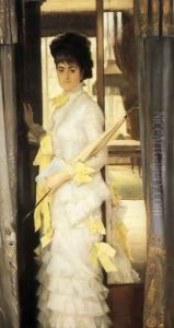 Portrait Of Miss Lloyd by James Jacques Joseph Tissot