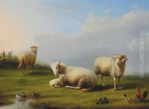Sheep In A Landscape(1864) Sheep In A Landscape(1864)