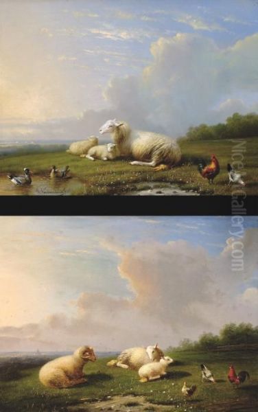 Landscapes With Sheepand Poultry - view 1