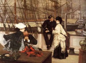 The Captain And The Mate by James Jacques Joseph Tissot