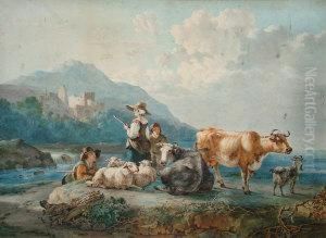 Shepherd And Family