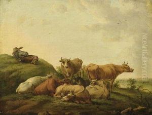 Animals Resting. by Jacob Van Stry