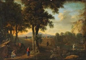 The Holy Family In A Landscape The Holy Family In A Landscape