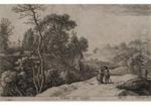 Landschaft Mit Personenstaffage Landschaft Mit Personenstaffage