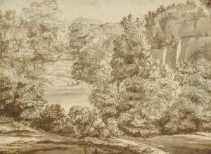 An Extensive Wooded River Landscape