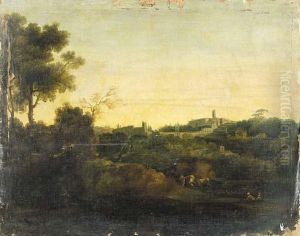 Capriccio Di Citta Laziale by Herman Van Swanevelt