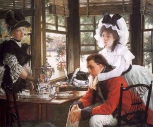 Bad News (or The Parting) by James Jacques Joseph Tissot