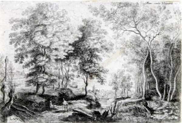 Landschaft Mit Einem Bach - view 1