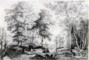 Landschaft Mit Einem Bach