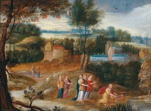 Paesaggio Con La Figlia Del Faraone Che Ritrova Mose