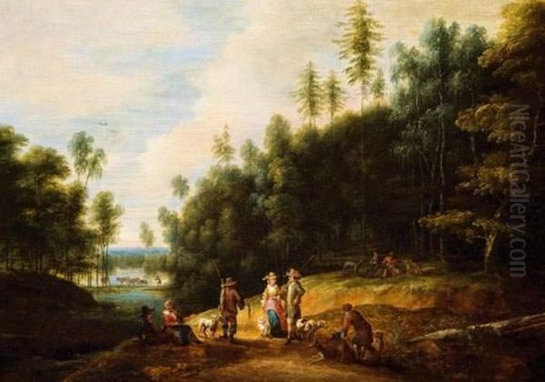 Chasseurs Dans La Foret - view 1