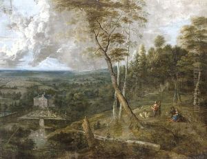 Taj Pasztorokkal, A Volgyben Kastellyal by Lucas Van Uden
