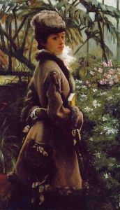 In the Greenhouse by James Jacques Joseph Tissot