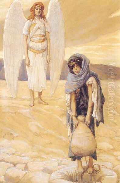 Hagar and the Angel in the Desert 1896-1900 - view 1