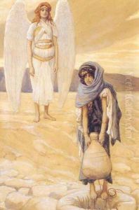 Hagar and the Angel in the Desert 1896-1900