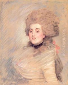 Portrait of an Actress in Eighteenth Century Dress