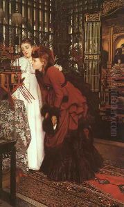Jeunes Femmes Regardant des Objets Japonais (Young Ladies Looking at Japanese Objects) 1869