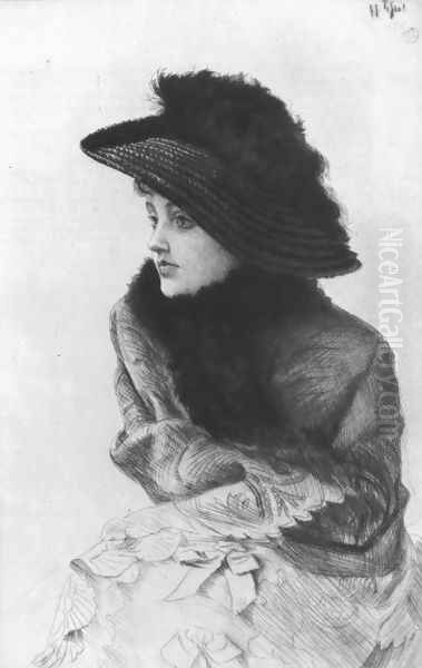 Portrait de M. N ... (Portrait of Mrs. N ...) - view 1
