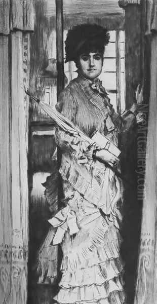 Portrait de Miss L ..., ou Il faut qu'une porte soit ouverte ou fermée (Portrait of Miss L ..., or A Door Must Be Either Open or Shut) - view 1