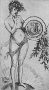 Premier frontispiece (avec le monogramme) (First Frontispiece (with the Monogram))