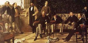 The Circle of the Rue Royale (detail)