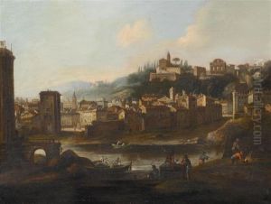 Views Of The City Of Rome by (circle of) Wittel, Gaspar van (Vanvitelli)