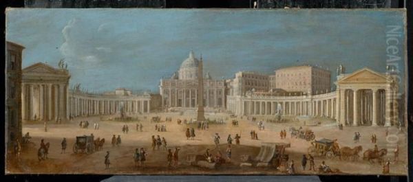 View Of St Peter's Square In Rome. - view 1