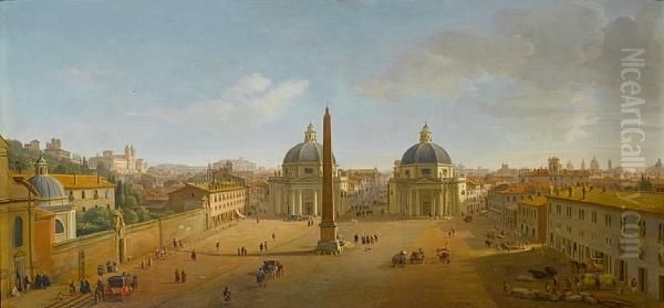The Piazza Del Popolo, Rome - view 1
