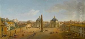 The Piazza Del Popolo, Rome
