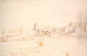 Vue De Viterbe by (circle of) Wittel, Gaspar van (Vanvitelli)