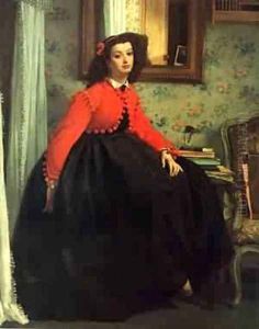Portrait of Mlle L L