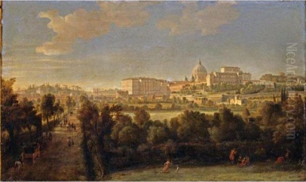 Rome, A View Of Saint Peter's Basilica And The Vatican Seen From Prati Di Castello - view 1