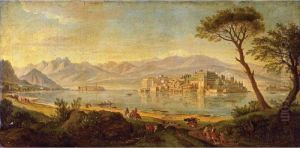 View Of Lake Maggiore With The Isola Bella