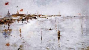 Coney Island From Brighton Pier by John Henry Twachtman