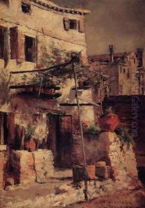 A Venetian Scene by John Henry Twachtman