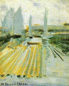 Fog And Small Sailboats by John Henry Twachtman