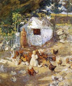 Barnyard by John Henry Twachtman