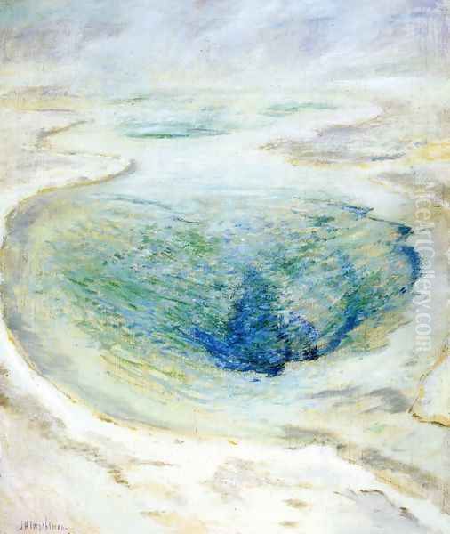 Morning Glory Pool Yellowstone by John Henry Twachtman