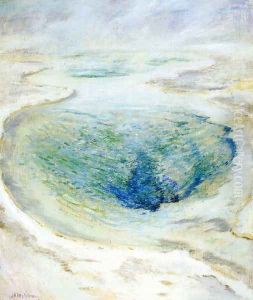 Morning Glory Pool Yellowstone by John Henry Twachtman