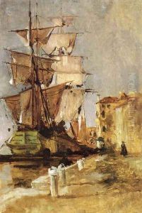 Venetian Sailing Vessel by John Henry Twachtman