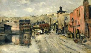 Miami Canal Cincinnati by John Henry Twachtman